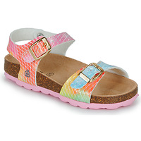 Shoes Girl Sandals Citrouille et Compagnie ARCENCIEL Pink / Multicolour