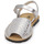 Shoes Girl Sandals Citrouille et Compagnie SQUOUBEL Leopard / Silver