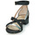 Shoes Women Sandals Casual Attitude COUTIL Black / Silver