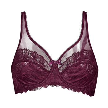 Underwear Women Underwire bras DIM GENEROUS ESSENTIEL Purple