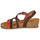 Shoes Women Sandals Art I LIVE Brown / Red