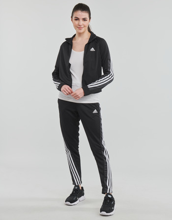 Clothing Women Tracksuits Adidas Sportswear TEAMSPORT TRACKSUIT  black / Carbon