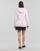 Clothing Women Sweaters Adidas Sportswear BL FT HOODED SWEAT Almost / Pink /  black