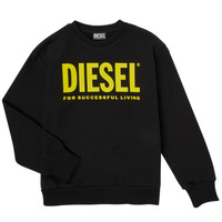 Clothing Children Sweaters Diesel SCREWDIVISION-LOGOX Black