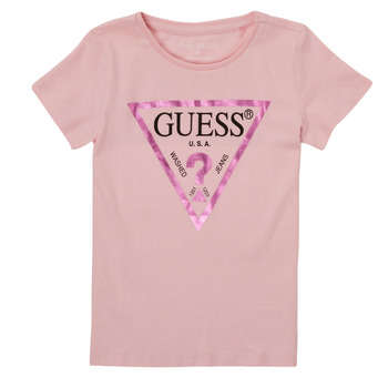 Clothing Girl Short-sleeved t-shirts Guess CANCI Pink