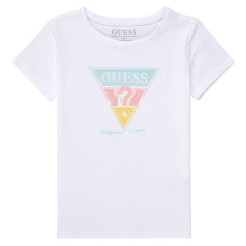 Clothing Girl Short-sleeved t-shirts Guess CENTROP White
