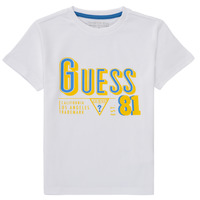 Clothing Boy Short-sleeved t-shirts Guess ANEMYS White