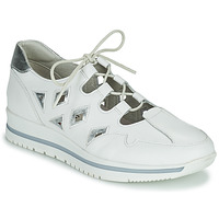 Shoes Women Low top trainers Dorking ALGAS White / Silver
