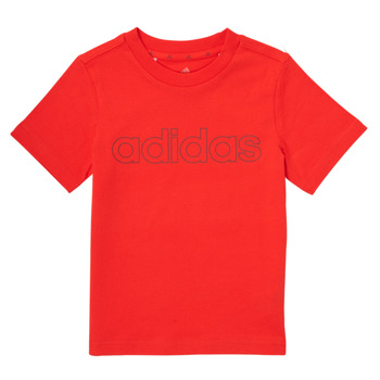 Clothing Boy Short-sleeved t-shirts adidas Performance ELORRI Red