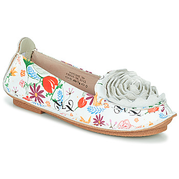 Shoes Women Flat shoes Laura Vita VIVIANE White / Multicolour
