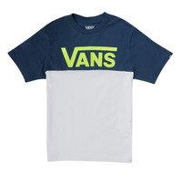 Clothing Boy Short-sleeved t-shirts Vans VANS CLASSIC BLOCK SS Marine / Grey