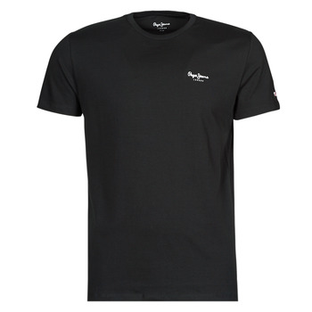 Clothing Men Short-sleeved t-shirts Pepe jeans ORIGINAL BASIC NOS Black