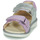 Shoes Girl Sandals Clarks Roam Wing T. Silver / Purple