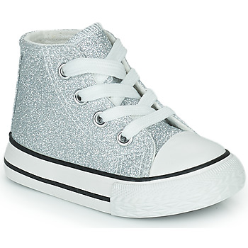 Shoes Girl Low top trainers Citrouille et Compagnie OUTIL Light / Silver