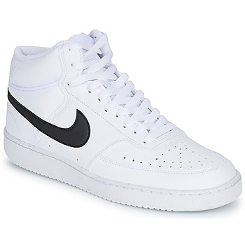 Shoes Men Hi top trainers Nike Nike Court Vision Mid Next Nature White / Black