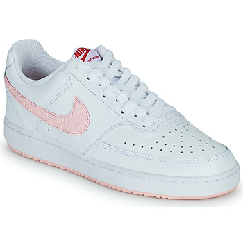 Shoes Women Low top trainers Nike WMNS NIKE COURT VISION LO VD White / Pink