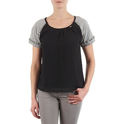 Clothing Women Short-sleeved t-shirts Lollipops PADELINE TOP Black / Grey