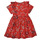 Clothing Girl Short Dresses Petit Bateau BLOOM Red