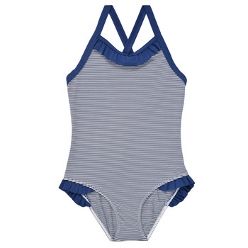 Clothing Girl Swimsuits Petit Bateau BEURI Blue