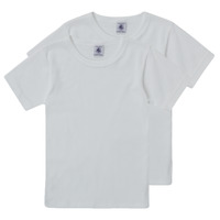 Clothing Boy Short-sleeved t-shirts Petit Bateau TOM White