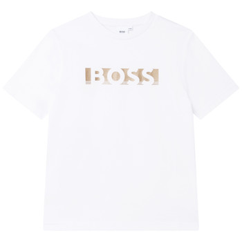 Clothing Boy Short-sleeved t-shirts BOSS CHIFANERA White