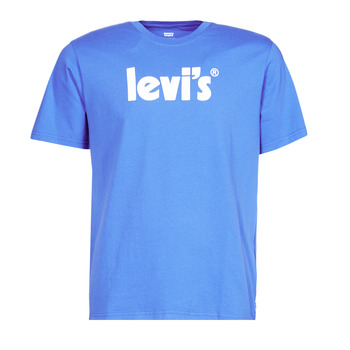 Clothing Men Short-sleeved t-shirts Levi's SS RELAXED FIT TEE Poster / Tee / Palace / Blue