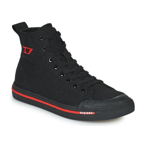 Shoes Men Hi top trainers Diesel S-ATHOS MID Black