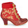 Shoes Women Ankle boots Irregular Choice Fancy A Cuppa Red / Gold