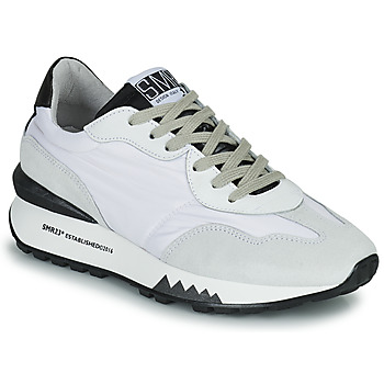 Shoes Women Low top trainers Semerdjian MANTCH White / Black