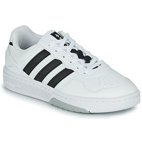 Shoes Children Low top trainers adidas Originals COURT REFIT J White / Black
