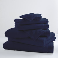 Home Towel and flannel Tradilinge BLUE MOON X2 Blue / Dark