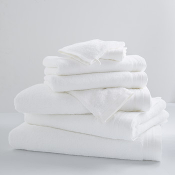 Home Towel and flannel Tradilinge MERINGUE X2 White