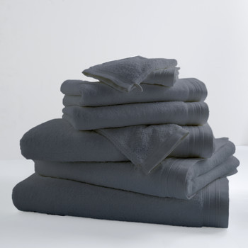 Home Towel and flannel Tradilinge REGLISSE Grey / Dark