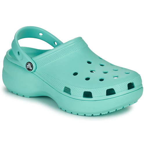 Crocs CLASSIC PLATFORM CLOG W Turquoise - Free Delivery with Rubbersole ...