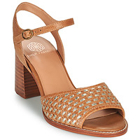 Shoes Women Sandals Karston LIDYE Camel / Gold