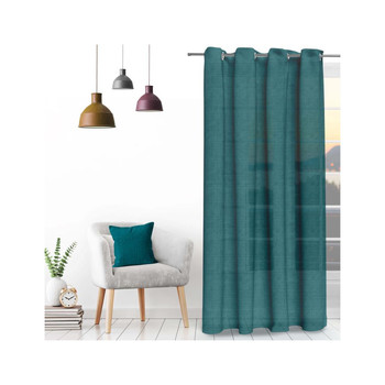 Home Sheer curtains Soleil D'Ocre VELVET Blue