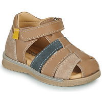 Shoes Boy Sandals Citrouille et Compagnie FRINOUI Brown / Multicolour