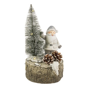 Home Christmas decorations Bizzotto BABBO MAPLE C-LED Brown