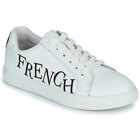 Shoes Girl Low top trainers Bons baisers de Paname SIMONE MOULIN ROUGE FRANCH CANCAN White / Red / Blue