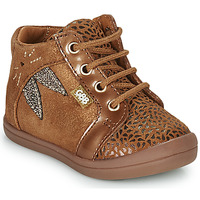 Shoes Girl Hi top trainers GBB CHOUGA Brown