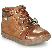 Shoes Girl Hi top trainers GBB CHOUBY Brown