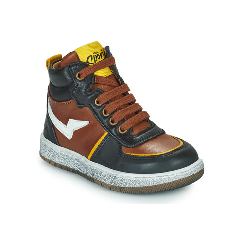 Shoes Boy Hi top trainers GBB PIAVA Brown