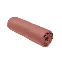 Home Fitted sheet Today DH 140/190+23 Coton TODAY Essential Terracotta Terracotta