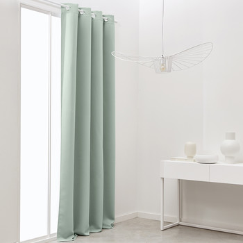 Home Curtains & blinds Today Rideau Occultant 140/240 Polyester TODAY Essential Celadon Celadon