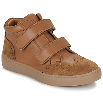 Shoes Boy Hi top trainers Little Mary ODYCEE Brown