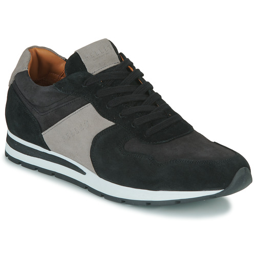 Shoes Men Low top trainers Pellet MARCEL Velvet / Black