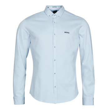 Clothing Men Long-sleeved shirts BOSS BIADO_R Blue