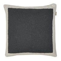 Home Cushions Malagoon Solid knitted poster cushion black Black
