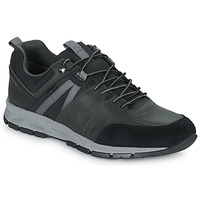 Shoes Men Low top trainers Geox U DELRAY B ABX C Black / Grey