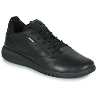 Shoes Men Low top trainers Geox U AERANTIS A Black